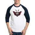 thumbnail image 1 of CafePress - Evil Moth - Cotton Baseball Jersey, 3/4 Raglan Sleeve Shirt, 1 of 4