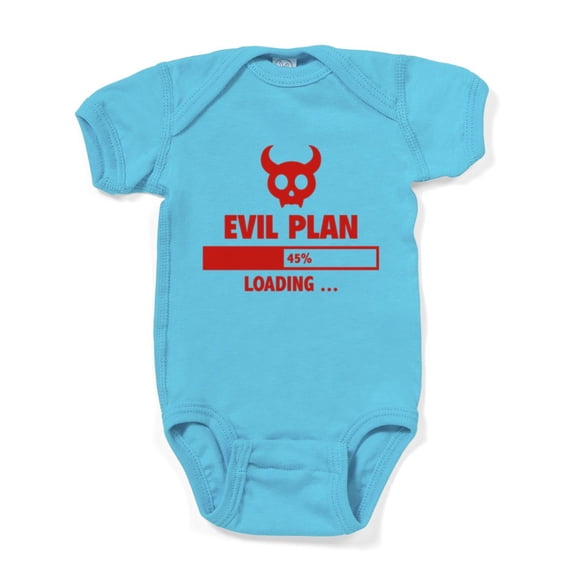 CafePress - Evilplanloading1a - Cute Infant Bodysuit Baby Romper