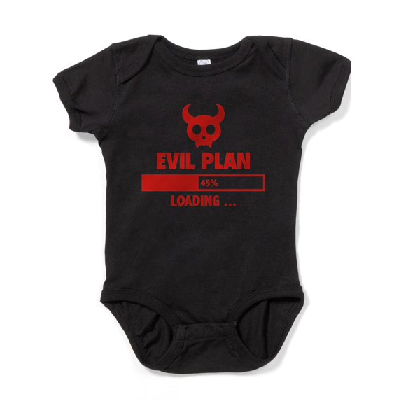 CafePress - Evilplanloading1a - Cute Infant Bodysuit Baby Romper
