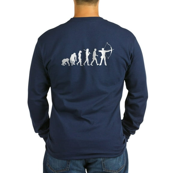 CafePress - Evolution Archery Long Sleeve T Shirt - Long Sleeve Dark T-Shirt