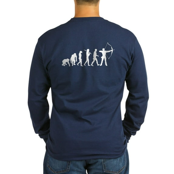 CafePress - Evolution Archery Long Sleeve T Shirt - Long Sleeve Dark T-Shirt