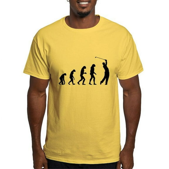 CafePress - Evolution Golfing T Shirt - Light T-Shirt - CP