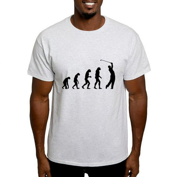 CafePress - Evolution Golfing T Shirt - Light T-Shirt - CP