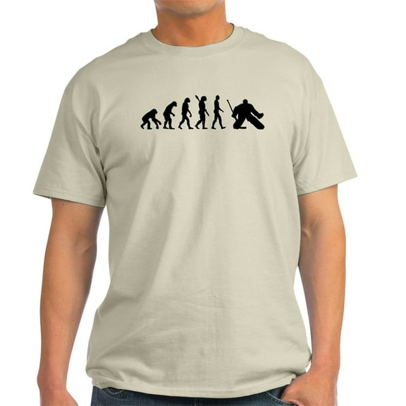 CafePress - Evolution Hockey Goalie Light T Shirt - Men's Classic Graphic T-Shirt
