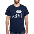 thumbnail image 1 of CafePress - Evolution Is Following Me Dark T Shirt - Men's Classic Graphic Cotton T-Shirt, 1 of 4