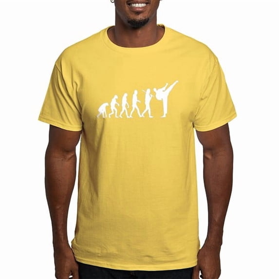 CafePress - Evolution Karate Dark T Shirt - Men's Classic Cotton T-Shirts