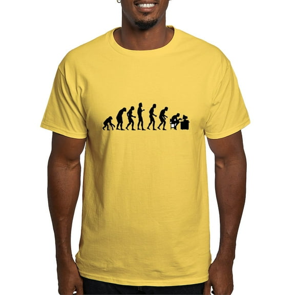 CafePress - Evolution Light T Shirt - Men's Classic Graphic T-Shirt