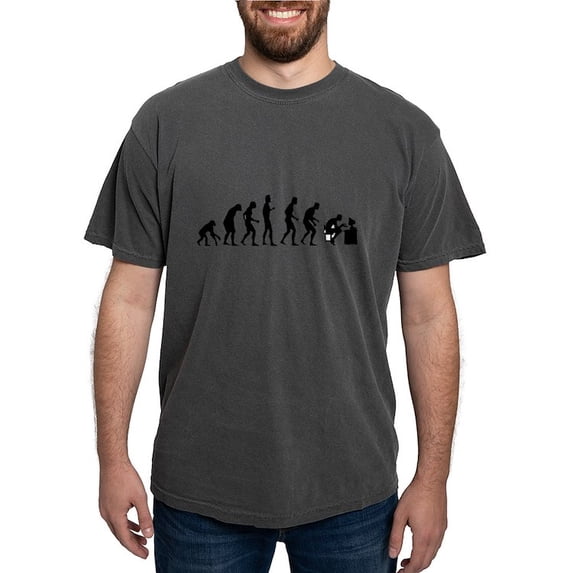 CafePress - Evolution - Mens Comfort Colors Shirt