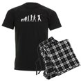 thumbnail image 1 of CafePress - Evolution Of Golf Men's Dark Pajamas - Men's Dark Loose Fit Cotton Pajama Set, 1 of 7