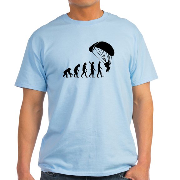 CafePress - Evolution Skydiving Light T Shirt - Men's Classic Graphic T-Shirt