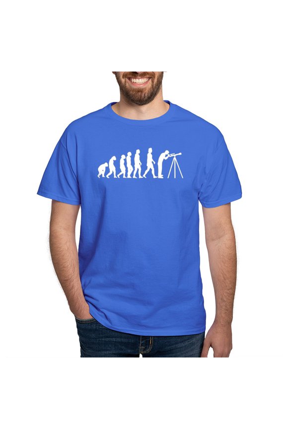 - Evolution Telescope Dark T Shirt - Men's Classic Graphic Cotton T-Shirt