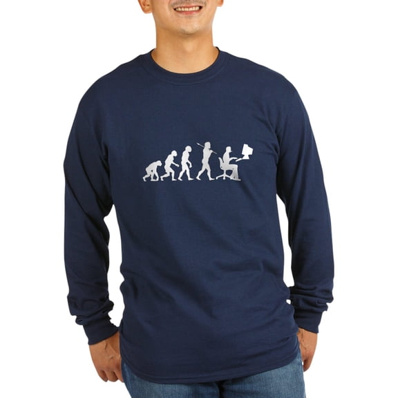 CafePress - Evolved Gamer Long Sleeve Dark T Shirt - Long Sleeve Dark T-Shirt