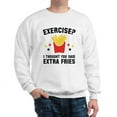 thumbnail image 1 of CafePress - Exercise? Sweatshirt - Crew Neck Sweatshirt, 1 of 4