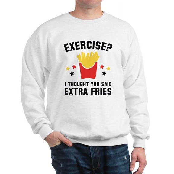 CafePress - Exercise? Sweatshirt - Crew Neck Sweatshirt