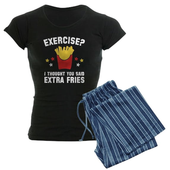 CafePress - Exercise? - Women's Dark Pajamas
