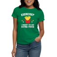 thumbnail image 1 of CafePress - Exercise? Women's Dark T Shirt - Women's Traditional Fit Dark T-Shirt, 1 of 4