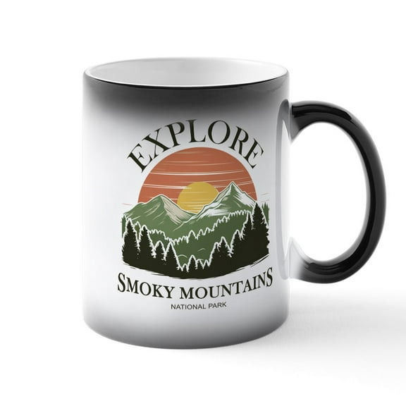 CafePress - Explore Great Smoky Mountains National Park - 11 oz Color Changing Magic Mug