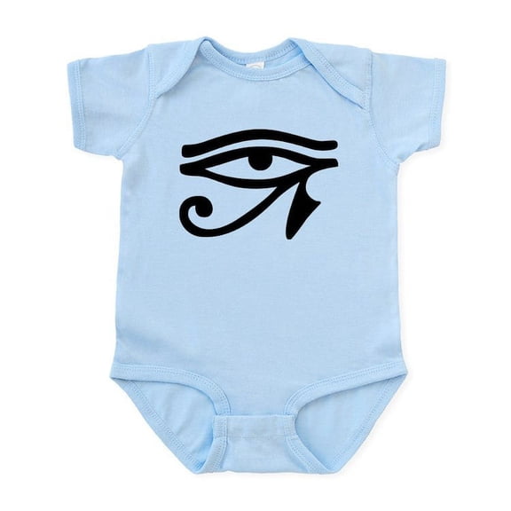 CafePress - Eye Of Horus Ancient Egyptian Symbol Ra Body Suit - Baby Light Bodysuit, Size Newborn - 24 Months