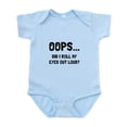 thumbnail image 1 of CafePress - Eye Roll Body Suit - Baby Light Bodysuit, Size Newborn - 24 Months, 1 of 4