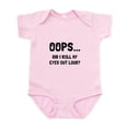 thumbnail image 1 of CafePress - Eye Roll Body Suit - Baby Light Bodysuit, Size Newborn - 24 Months, 1 of 4
