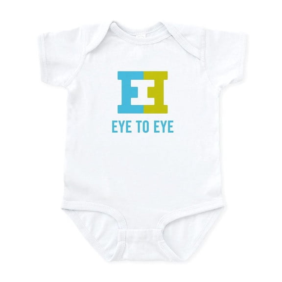 CafePress - Eye To Eye Infant Bodysuit - Baby Light Bodysuit, Size Newborn - 24 Months