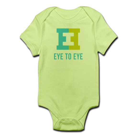 CafePress - Eye To Eye Infant Bodysuit - Baby Light Bodysuit