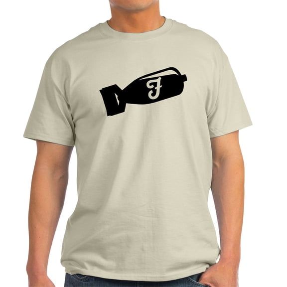 CafePress - F Bomb Light T Shirt - Men's Classic Graphic T-Shirt