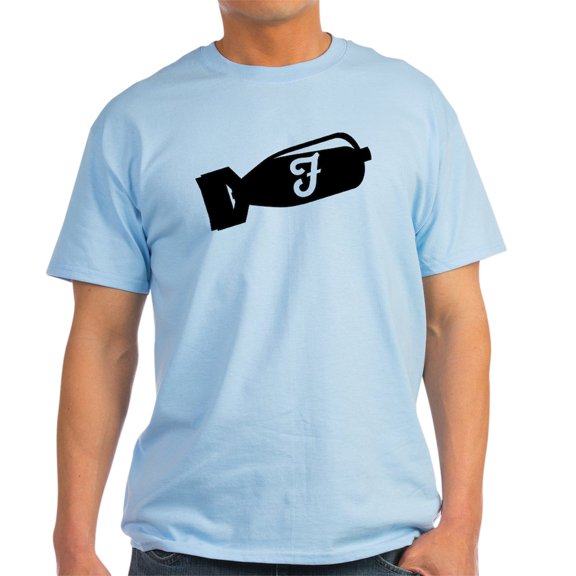CafePress - F Bomb Light T Shirt - Men's Classic Graphic T-Shirt