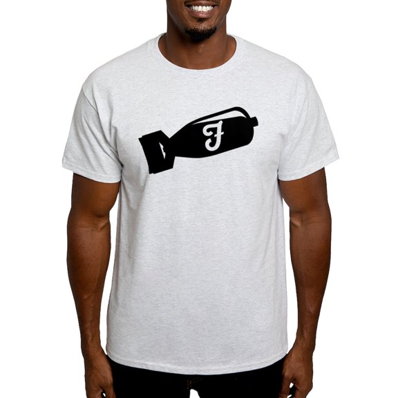 CafePress - F Bomb Light T Shirt - Men's Classic Graphic T-Shirt