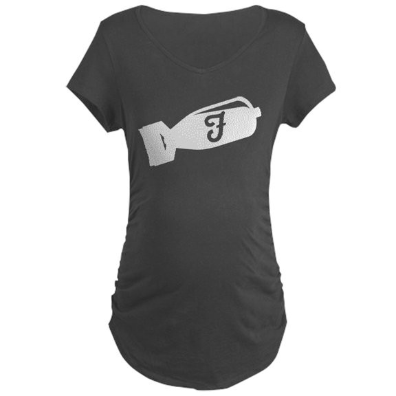 CafePress - F Bomb Maternity Dark T Shirt - Maternity Dark T-Shirt