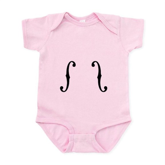 CafePress - F Holes Infant Bodysuit - Baby Light Bodysuit, Size Newborn - 24 Months
