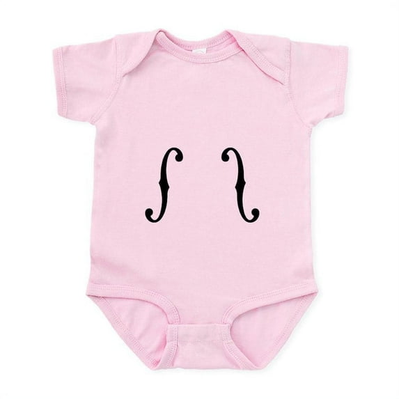 CafePress - F Holes Infant Bodysuit - Baby Light Bodysuit, Size Newborn - 24 Months