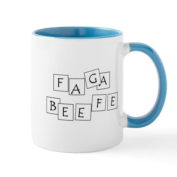 CafePress - FAGABEEFE Mug - 11 oz Ceramic Mug - Novelty Coffee Tea Cup