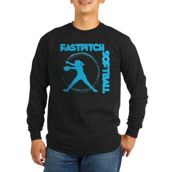CafePress - FASTPITCH Long Sleeve Dark T Shirt - Long Sleeve Dark T-Shirt
