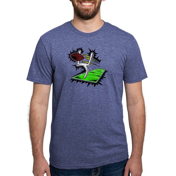 CafePress - FIELD GOAL Mens Tri Blend T Shirt - Mens Tri-blend T-Shirt