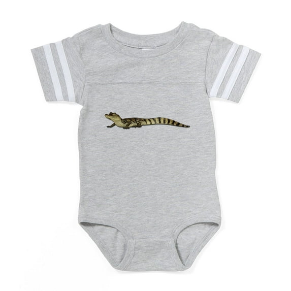 CafePress - FIN Alligator - Cute Infant Baby Football Bodysuit