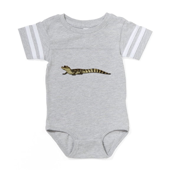 CafePress - FIN Alligator - Cute Infant Baby Football Bodysuit
