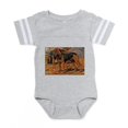 thumbnail image 1 of CafePress - FIN Bloodhound Portrait - Cute Infant Baby Football Bodysuit, 1 of 3