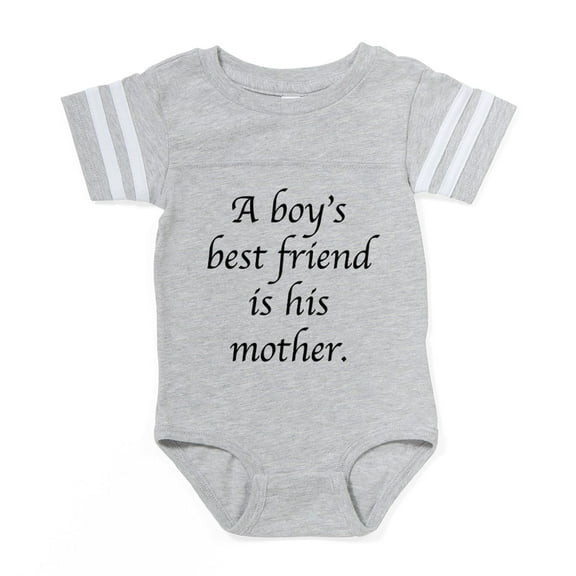 CafePress - FIN Boys Best Friend - Cute Infant Baby Football Bodysuit