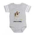 thumbnail image 1 of CafePress - FIN Bulldog Life Ball - Cute Infant Baby Football Bodysuit, 1 of 3