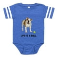 thumbnail image 1 of CafePress - FIN Bulldog Life Ball - Cute Infant Baby Football Bodysuit, 1 of 3