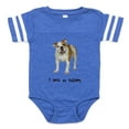 thumbnail image 1 of CafePress - FIN Bulldog Love - Cute Infant Baby Football Bodysuit, 1 of 3