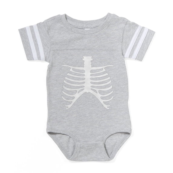 CafePress - FIN Chest Xray TRANS - Cute Infant Baby Football Bodysuit