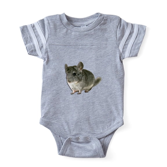 CafePress - FIN Chinchilla Photo - Cute Infant Baby Football Bodysuit
