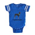 thumbnail image 1 of CafePress - FIN Doberman Pinscher Good - Cute Infant Baby Football Bodysuit, 1 of 3