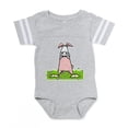 thumbnail image 1 of CafePress - FIN Easter Cow - Cute Infant Baby Football Bodysuit, 1 of 3
