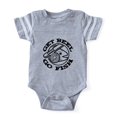 thumbnail image 1 of CafePress - FIN Get Reel Go Fish Black - Cute Infant Baby Football Bodysuit, 1 of 3
