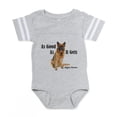 thumbnail image 1 of CafePress - FIN Good Belgian Te... - Cute Infant Baby Football Bodysuit, 1 of 3