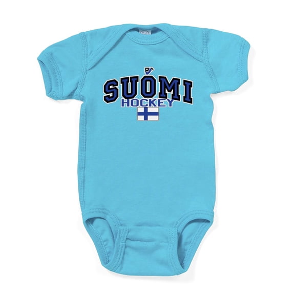 CafePress - FIN Hockey 5_H_F - Cute Infant Bodysuit Baby Romper - Size Newborn - 24 Months