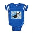 thumbnail image 1 of CafePress - FIN Holiday Border ... - Cute Infant Baby Football Bodysuit, 1 of 3